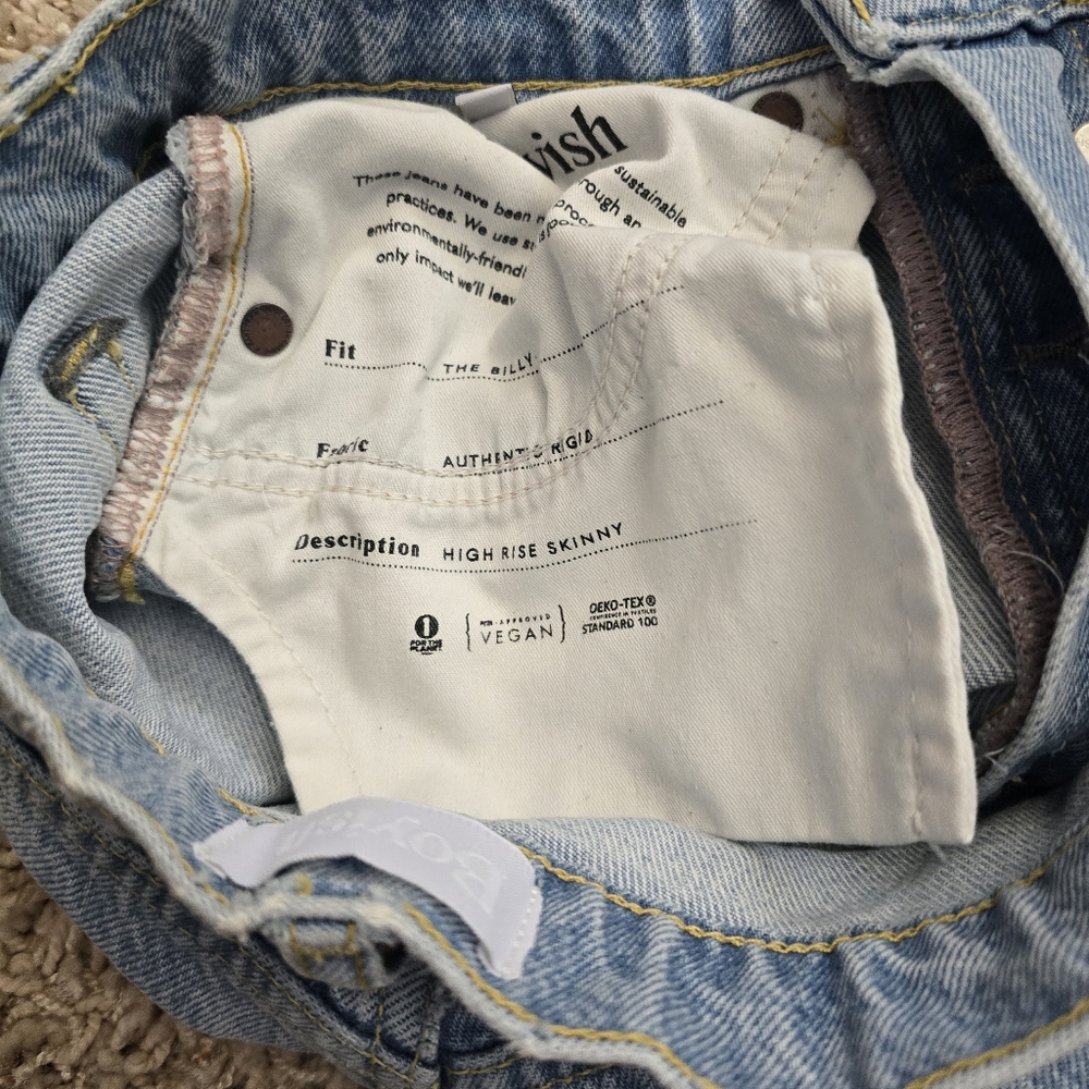 Boyish Revolve The Billy Skinny Jeans in Sunrise - size 24 - Picture 7 of 16